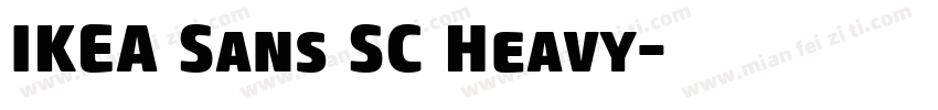 IKEA Sans SC Heavy字体转换